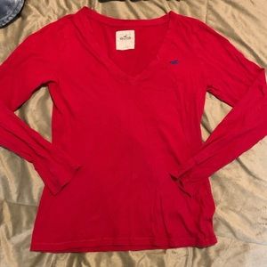 Red Hollister long sleeve